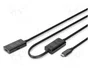 Digitus DA-73109 Cable de extensión activo USB 3.2 Gen1 USB-C a USB-C de 10m