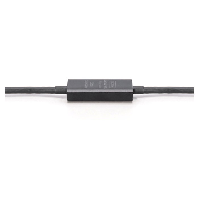 Digitus Cable Alargador USB 3.2 Gen 1 Activo, USB-C a USB-C, 10m, 5Gbps, Negro