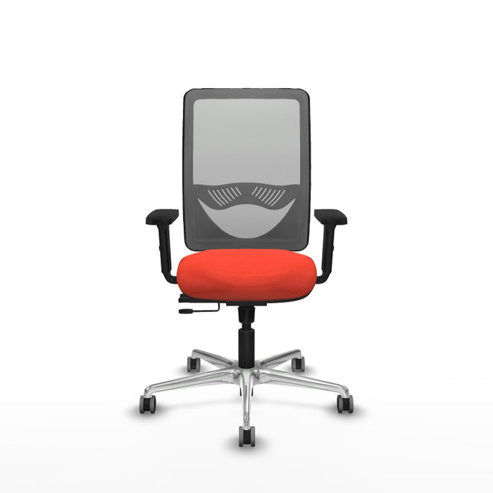 PIQUERAS Y CRESPO Silla de oficina Zulema con mecanismo Sincro/Traslack, Naranja oscuro y Gris PIQUERAS Y CRESPO Silla de oficina Zulema con mecanismo Sincro/Traslack, Naranja oscuro y Gris