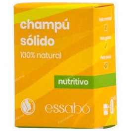ESSABO Champú Sólido Nutritivo con Aceite de Aguacate y Argán, 100gr