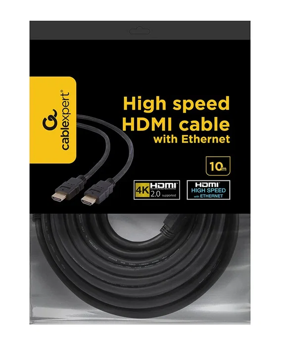 Gembird Cable HDMI 10m 4K UHD Negro