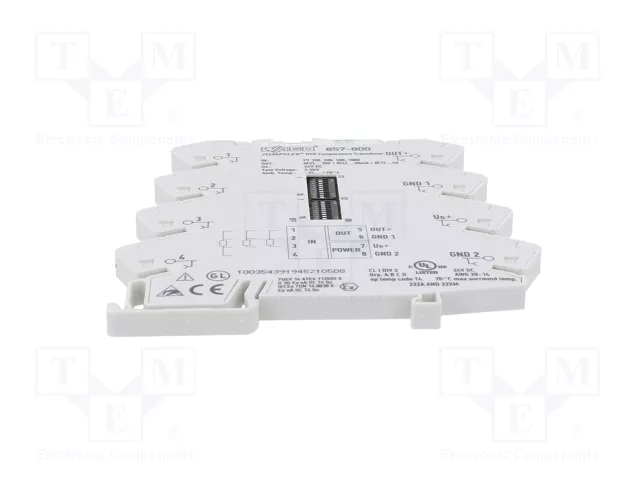 WAGO 857-800 Transformador de medición de temperatura para RTD WAGO 857-800 Transformador de medición de temperatura para RTD