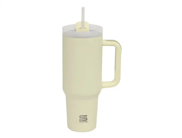 Safta Vaso Térmico con Pajita, 1200 ml, 26.5x10x10 cm Safta Vaso Térmico con Pajita, 1200 ml, 26.5x10x10 cm
