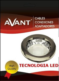 AVANT Led Down Light Cromado 22W 6500K, Foco Empotrado de Techo, Iluminación LED Blanca Fría