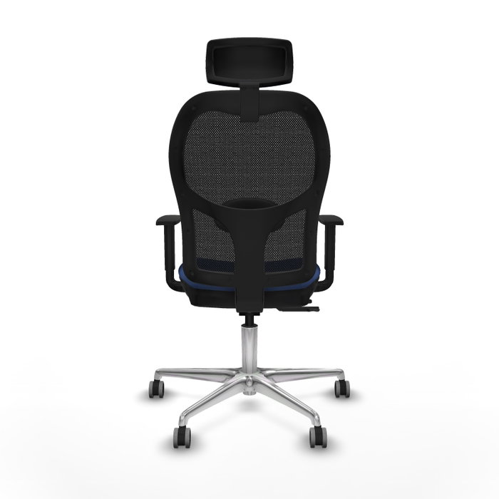 PIQUERAS Y CRESPO Silla de oficina Jorquera Sincro/Traslack Azul marino y Negro