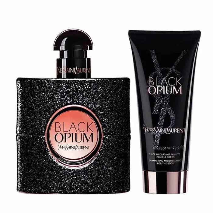 Yves Saint Laurent Black Opium Set de Regalo con Eau de Parfum y Loción Corporal 50 ml cada uno Yves Saint Laurent Black Opium Set de Regalo con Eau de Parfum y Loción Corporal 50 ml cada uno