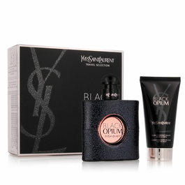Set Yves Saint Laurent: Black Opium, Hydrating, Body Lotion, 50 ml + Black Opium, Eau De Parfum, For Women, 50 ml
