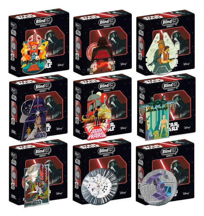 Grupo Erik Star Wars Chapas Serie 1 Display (24) Grupo Erik Star Wars Chapas Serie 1 Display (24)