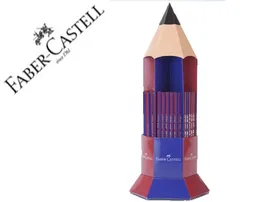 Faber castell 2160 Lápices de grafito Ecolapiz Janus Bicolor Expositor 120 Unidades