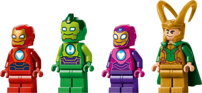 LEGO Marvel Loki vs Iron Man y su Superequipo 11211 Set de Construcción con 4 Minifiguras +4 años