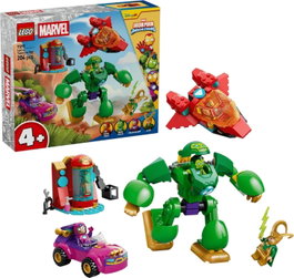 LEGO Marvel Loki vs Iron Man y su Superequipo 11211 Set de Construcción con 4 Minifiguras +4 años