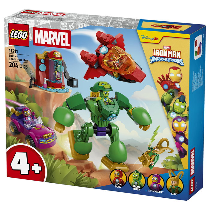 LEGO Loki vs. Equipo Iron Man LEGO Loki vs. Equipo Iron Man