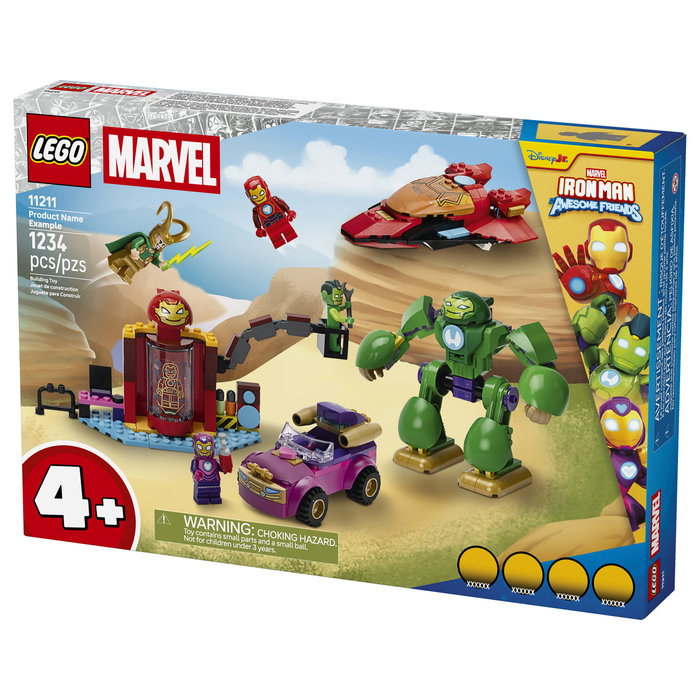 LEGO Marvel Loki contra el equipo de Iron Man 11211