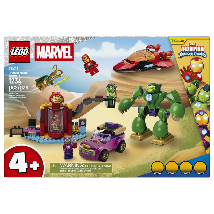 LEGO Marvel Loki contra el equipo de Iron Man 11211