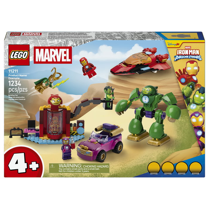 LEGO Marvel Loki contra el equipo de Iron Man 11211