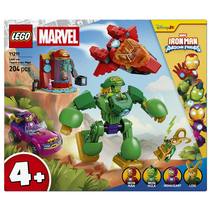 LEGO Loki vs. Equipo Iron Man LEGO Loki vs. Equipo Iron Man