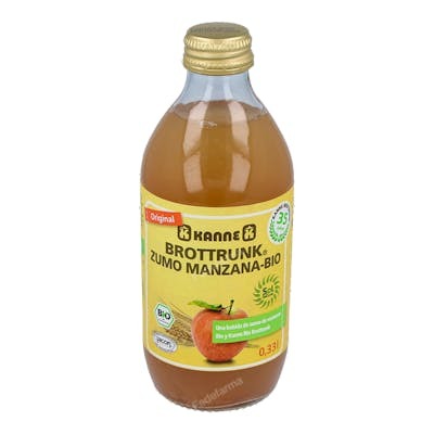 Kanne Brottrunk Con Manzana 330Ml Bio Bebida de Zumo de Manzana y Kanne Bio