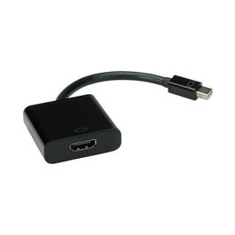 VALUE Adaptador Mini DisplayPort a HDMI ST/BU Macho/Hembra Negro 0.15m