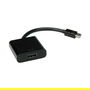 VALUE Adaptador Mini DisplayPort a HDMI ST/BU Macho/Hembra Negro 0.15m