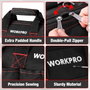 Workpro Bolsa de herramientas con cremallera y correa ajustable