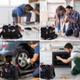 Workpro Bolsa de herramientas con cremallera y correa ajustable