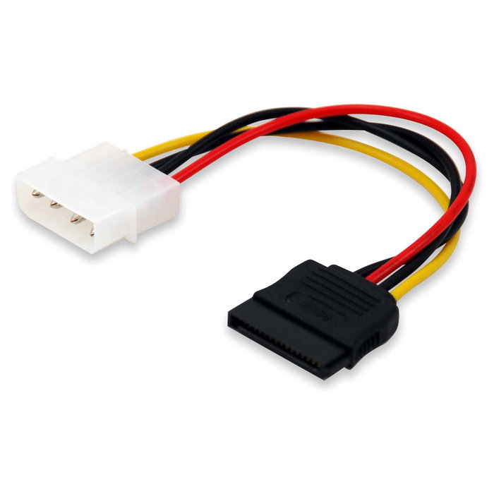 Equip Cable adaptador de alimentación Molex a SATA 0,15 m Equip Cable adaptador de alimentación Molex a SATA 0,15 m