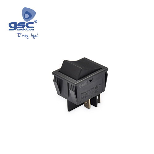 GSC Evolution Bolsa 5u Interruptor DPST ON/OFF 16(4)A-16A Negro GSC Evolution Bolsa 5u Interruptor DPST ON/OFF 16(4)A-16A Negro