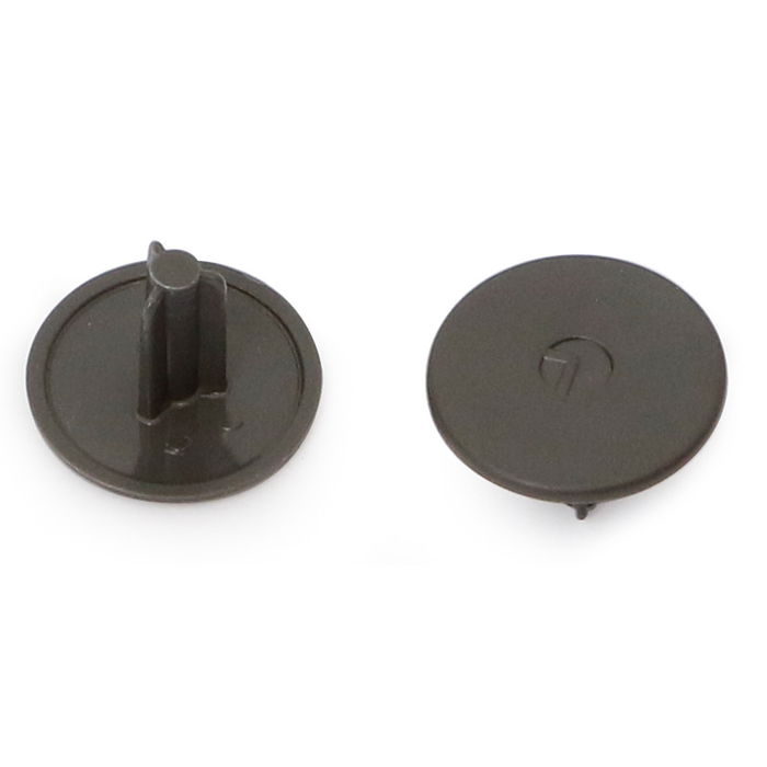 Italiana Ferramenta J12 Tapón Plástico Ø15 Gris Acabado Antracita (Set de 100) Italiana Ferramenta J12 Tapón Plástico Ø15 Gris Acabado Antracita (Set de 100)