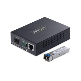 StarTech.com MCM1110SMLC40 Convertidor de Medio 2000 Mbit/s 1310 nm Monomodo Negro