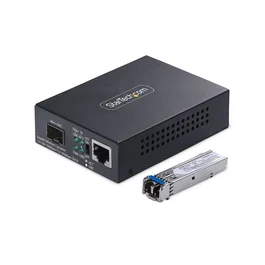 StarTech.com MCM1110SMLC40 Convertidor de Medios Gigabit Monomodo LC 40 km