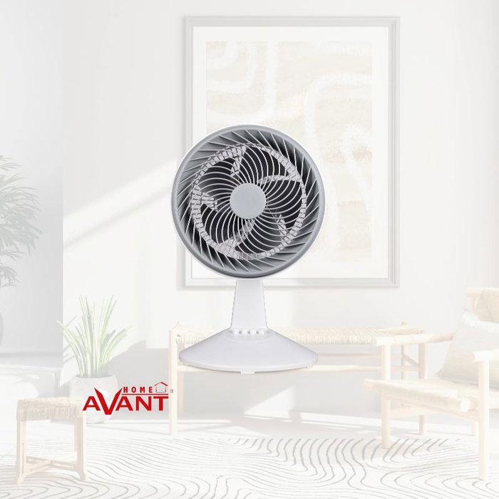 AVANT Ventilador de sobremesa de 25 cm (10"), 80 W