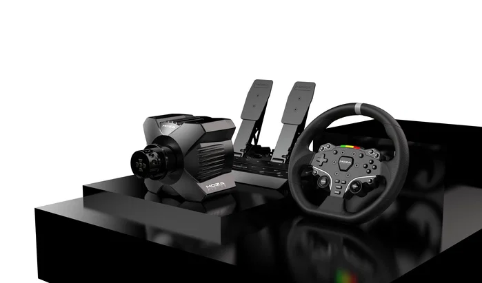 Moza Racing Moza R3 Racing Bundle para PC con Volante y Pedales Negro