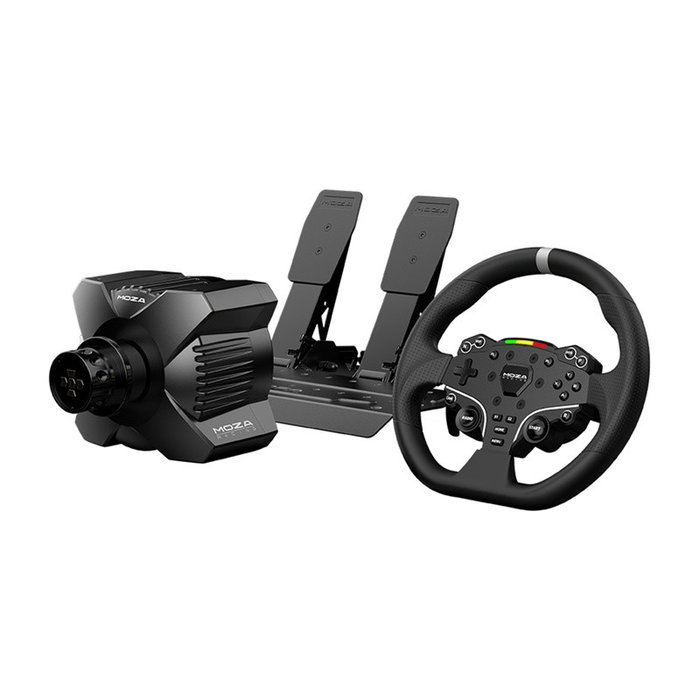 MOZA RACING R3 Racing Bundle Volante y Pedales RS074 Negro