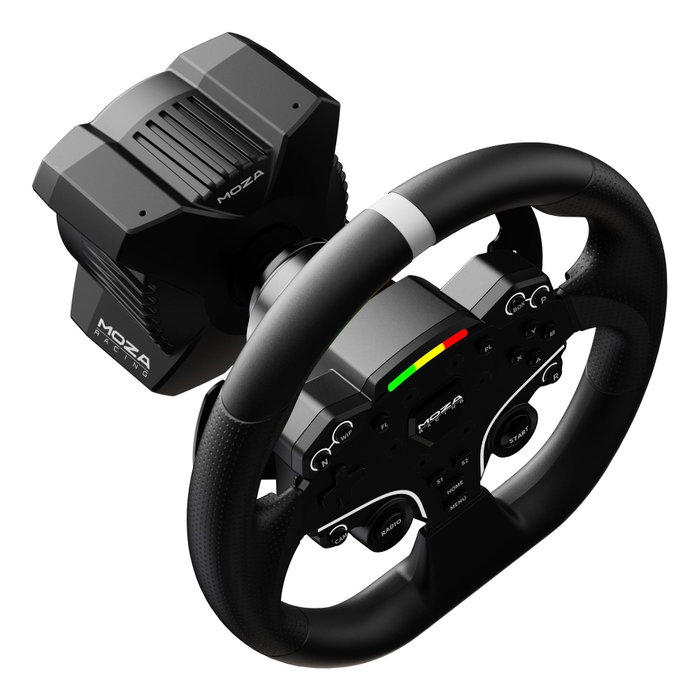 MOZA RACING R3 Racing Bundle Volante y Pedales RS074 Negro