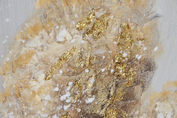 DKD Home Decor Cuadro Tradicional Dorado 90 x 30 x 3 cm (2 Unidades)