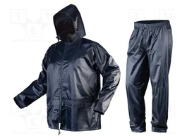 NEO TOOLS Conjunto Impermeable con Capucha XXXL