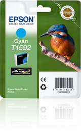 Epson Cartucho de Tinta Original T1592 Cian para Stylus Photo R2000