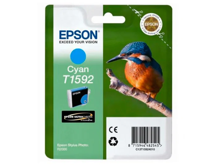 Epson Cartucho de Tinta Cian T1592 para Stylus Photo R2000