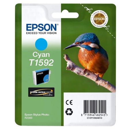 Epson Cartucho de Tinta Cian T1592 para Stylus Photo R2000