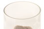 DKD Home Decor Portavela Mediterraneo Natural Cristal y Yute 13 x 15 x 13 cm (6 Unidades) Cnacc 26