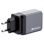 Verbatim GNC-65 Cargador de Pared GaN 65W con 2x USB-C y 1x USB-A