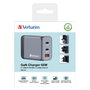 Verbatim GNC-65 Cargador de Pared GaN 65W con 2x USB-C y 1x USB-A