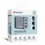 Verbatim GNC-65 Cargador de Pared GaN 65W con 2x USB-C y 1x USB-A