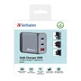 Verbatim GNC-65 Cargador de Pared GaN 65W con 2x USB-C y 1x USB-A