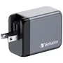 Verbatim GNC-65 Cargador de Pared GaN 65W con 2x USB-C y 1x USB-A