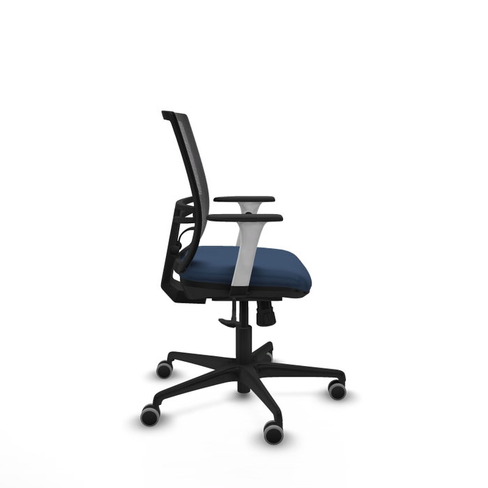 PIQUERAS Y CRESPO Silla de oficina Yunquera con mecanismo Sincro, Azul marino y Negro PIQUERAS Y CRESPO Silla de oficina Yunquera con mecanismo Sincro, Azul marino y Negro