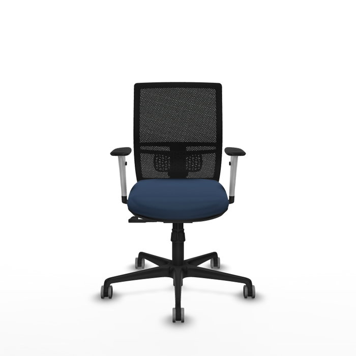PIQUERAS Y CRESPO Silla de oficina Yunquera con mecanismo Sincro, Azul marino y Negro PIQUERAS Y CRESPO Silla de oficina Yunquera con mecanismo Sincro, Azul marino y Negro