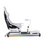 Thermaltake GF500 Flight Simulator Cockpit Snow Cabina de vuelo Blanca Aluminio GSC-F50-CPASWH-01
