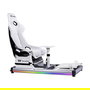 Thermaltake GF500 Flight Simulator Cockpit Snow Cabina de vuelo Blanca Aluminio GSC-F50-CPASWH-01