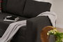 Atelier Del Sofa Sofá-Cama 3 Plazas Antracita con Almacenamiento 220x80 cm